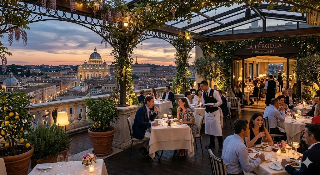La Pergola من أسماء مطاعم إيطالية المشهورة