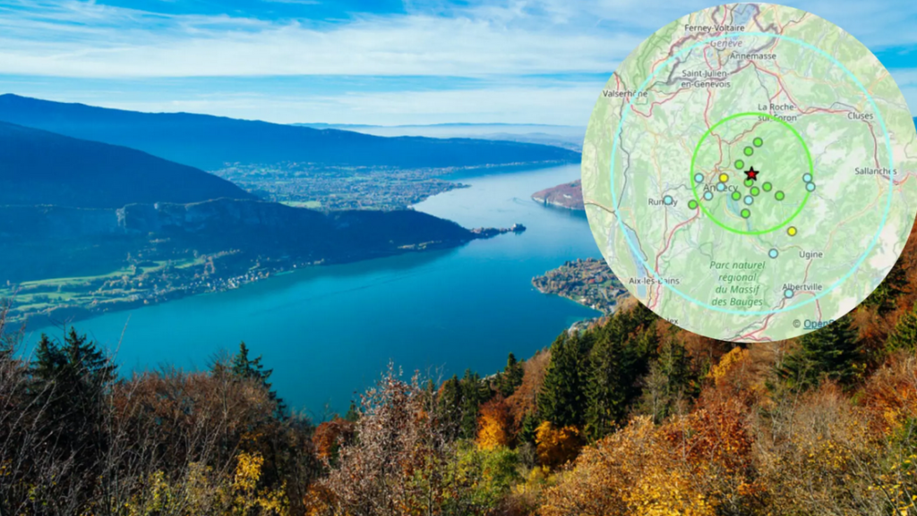 هزة أرضية خفيفة تضربAnnecy في الساعات الأولى من الصباح