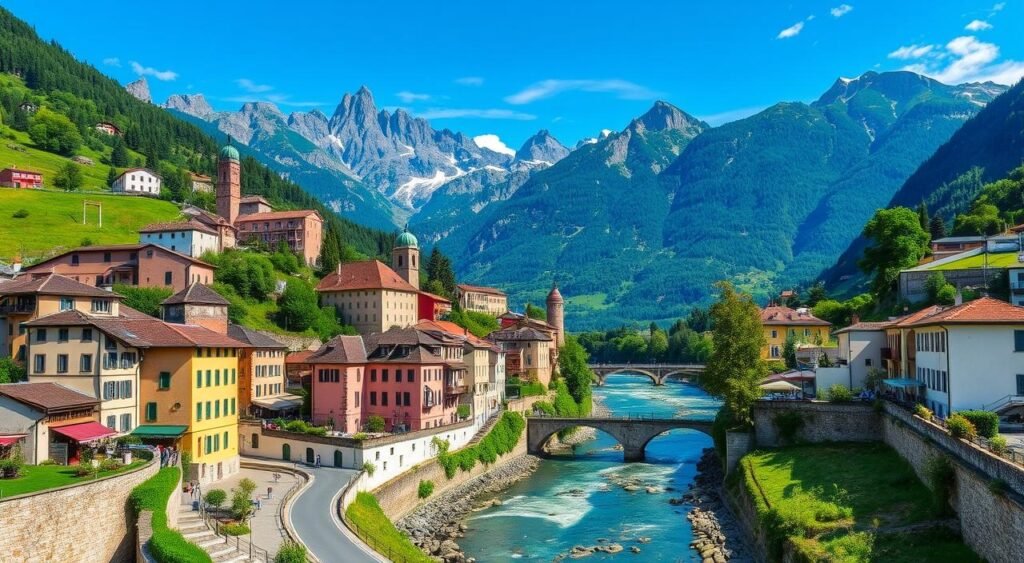 مدن ایطالیا قریبة من النمسا