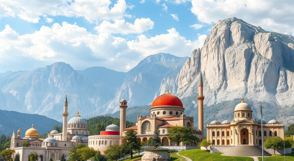 صورة لأذربيجان مع معالم ثقافية وطبيعية دول باردة في الصیف ورخیصة بدون فیزا