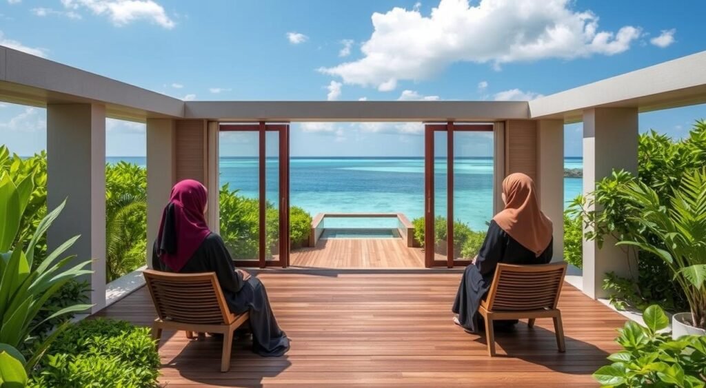 صورة لمنتجع خاص في المالديف للمحجبات