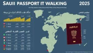 تصنيف جواز السفر السعودي عالمياً لعام 2025