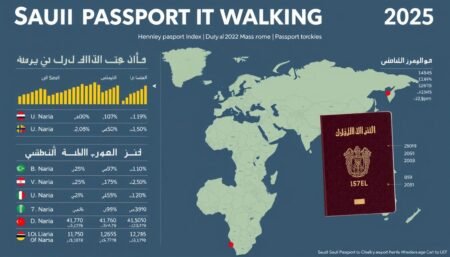 تصنيف جواز السفر السعودي عالمياً لعام 2025