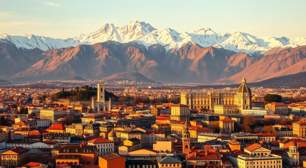 An aerial view of the major cities in northern Italy, captured with a wide-angle lens. The bustling urban centers are set against the backdrop of the majestic Italian Alps, their snow-capped peaks reaching towards the sky. The image conveys a sense of grandeur and historical significance, with the distinct architectural styles and iconic landmarks of each city clearly visible. The warm, golden lighting creates a serene, contemplative atmosphere, inviting the viewer to explore the diverse cultural and natural wonders of this captivating region. An aerial view of the major cities in northern Italy, captured with a wide-angle lens. The bustling urban centers are set against the backdrop of the majestic Italian Alps, their snow-capped peaks reaching towards the sky. The image conveys a sense of grandeur and historical significance, with the distinct architectural styles and iconic landmarks of each city clearly visible. The warm, golden lighting creates a serene, contemplative atmosphere, inviting the viewer to explore the diverse cultural and natural wonders of this captivating region.