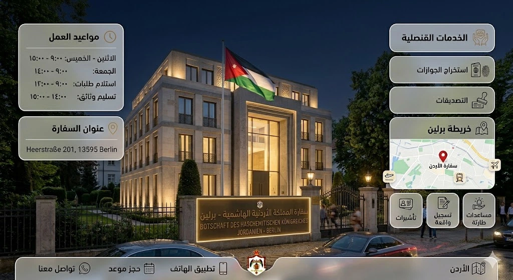 السفارة الأردنية برلين