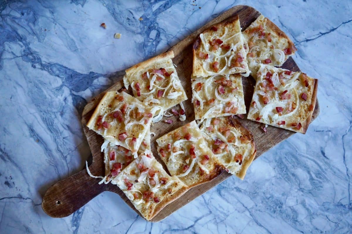 فلامكوشن Flammkuchen بيتزا الغابة السوداء