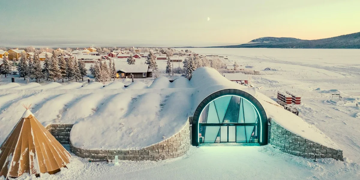 كيرونا وفندق الجليد سحر القطب الشمالي - اماكن سياحية في السويد
