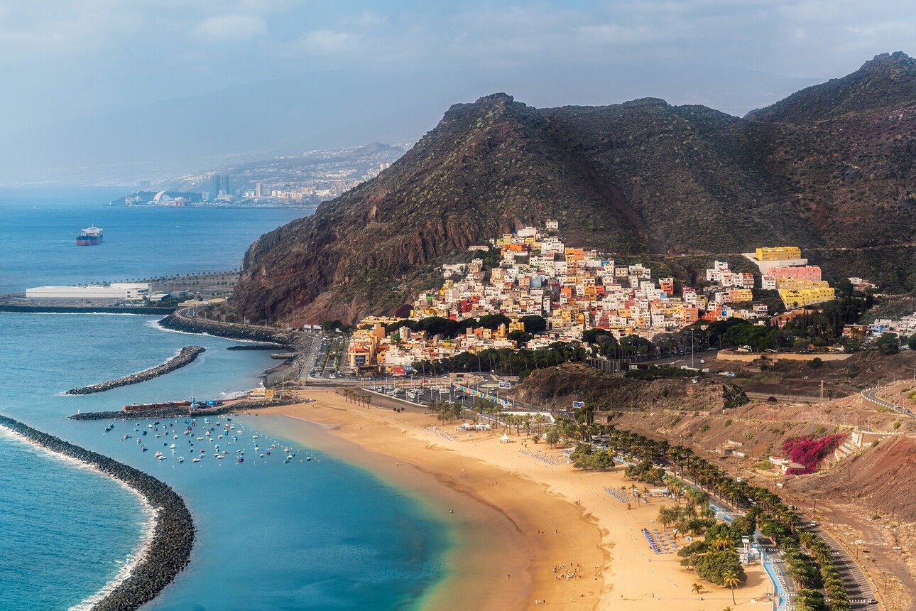 موقع جزر الكناري في الخريطة