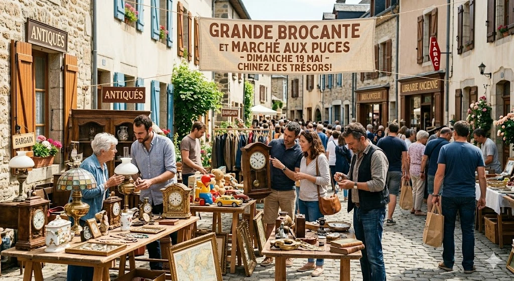 أفضل الأماكن لشراء الأشياء المستعملة في فرنساBrocantes/Braderies/marchés aux puces