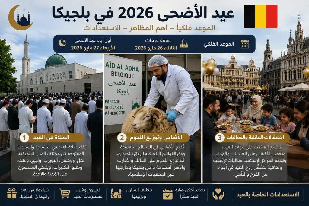 عيد الاضحى 2026 بلجيكا