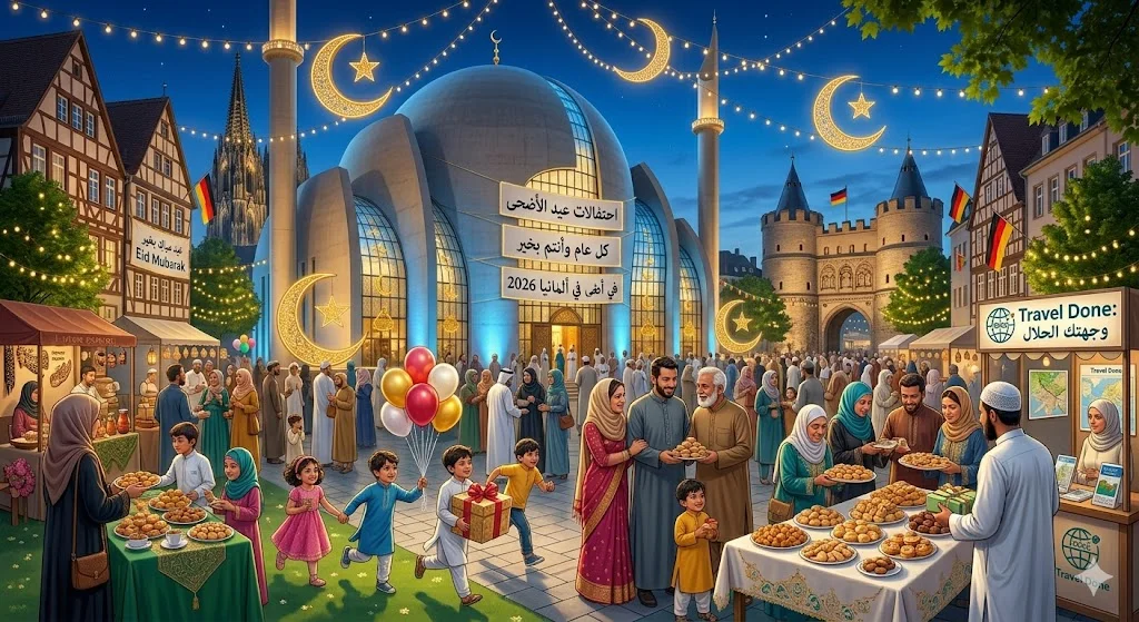 عيد الأضحى في المانيا 2026 وموعد الاحتفال به وأهم المساجد والتجمعات الإسلامية عيد الأضحى في المانيا 2026