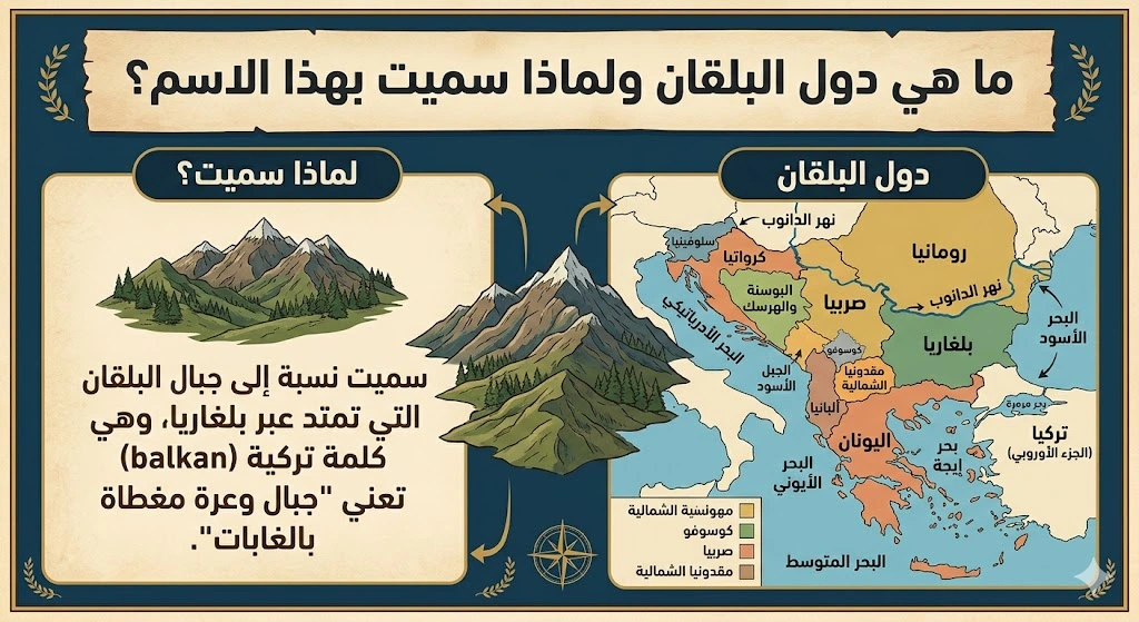 ما هي دول البلقان ولماذا سميت بهذا الاسم ومعلومات عنها ما هي دول البلقان ولماذا سميت