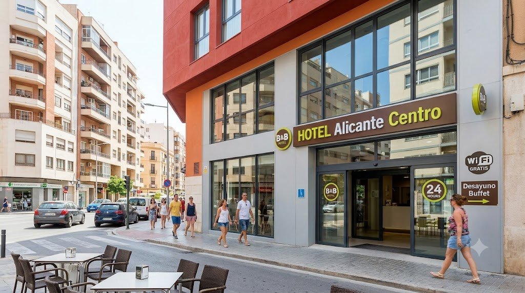B&B HOTEL Alicante Centro فنادق إسبانيا المطلة على البحر