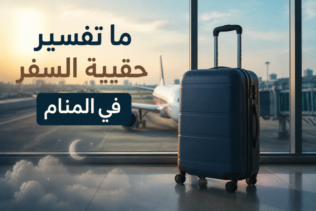 ما تفسير حقيبة السفر في المنام 2027؟ دلالات الحلم بالتفصيل ما تفسير حقيبة السفر في المنام